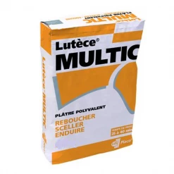 Placo Plâtre Plâtre Pour Rebouchage Scellement Et Enduisage - Lutèce Multic - Prise Lente - Sac De 25 Kg