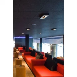 Rockfon Dalles De Plafonds Dalle De Plafond Acoustique Color-all à Bords X - Charcoal - 600MM X 600MM - ép.22MM -Plâtrerie - Plafonds Soldes Boutique 1 56