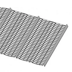 Chabanne Plâtre Lattis Métallique Nervuré Nerplac - Sans Papier - 2.50 X 0.60 M - épaisseur 0.32 Mm