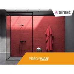 Siniat Plaques Hydrofuges Plaque De Plâtre Hydrofuge BA13 Spéciale Pièces Humides - Prégywab - 1.2M X 2.6M - ép.12.5MM -Plâtrerie - Plafonds Soldes Boutique 2 5