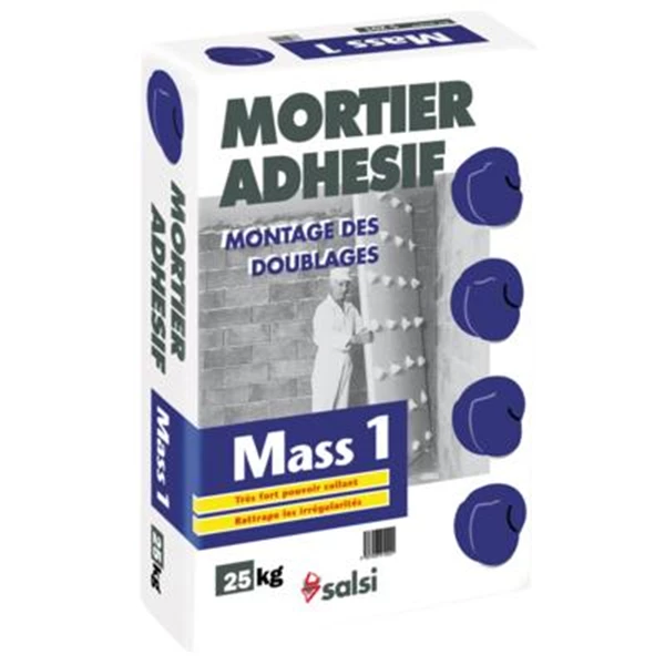 Salsi Mortier-colle Mortier-adhésif MASS 1 3 Salsi Mortier-colle Mortier-adhésif MASS 1