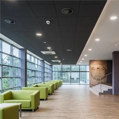 Rockfon Dalles De Plafonds Dalle De Plafond Acoustique Color-all à Bord Droit - Charcoal - 600MM X 600MM - ép.20MM -Plâtrerie - Plafonds Soldes Boutique 3 7