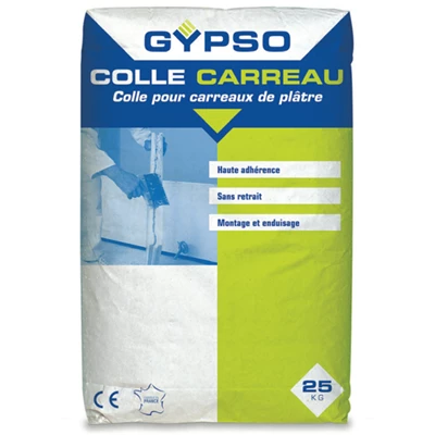 Mortier-colle Colle Pour Carreaux De Plâtre Haute Adhérence - Gypso - Sac De 25 Kg 3 Mortier-colle Colle Pour Carreaux De Plâtre Haute Adhérence - Gypso - Sac De 25 Kg