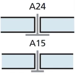 Rockfon Dalles De Plafonds Dalle De Plafond Acoustique Blanche - Artic - Bords A (droits) - ép.15MM