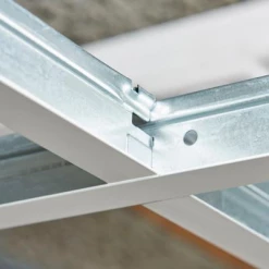 Rockfon Ossature Pour Plafonds Profilé Porteur T24 - Chicago Metallic Click 2890 - Blanc - 38MM X 24MM - L.3.6M -Plâtrerie - Plafonds Soldes Boutique autrevisuel 822688