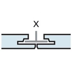 Dalles De Plafonds Dalle De Plafond Acoustique Extra Blanche à Bords X (feuillurés) - Blanka Rockfon - 600MM X 600MM - ép.20MM