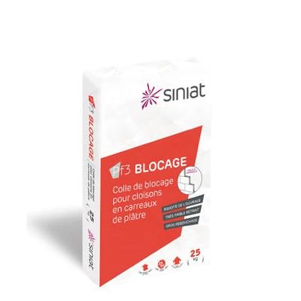 Siniat Accessoires Pour Carreaux De Plâtre Colle De Blocage PF3 3 Siniat Accessoires Pour Carreaux De Plâtre Colle De Blocage PF3