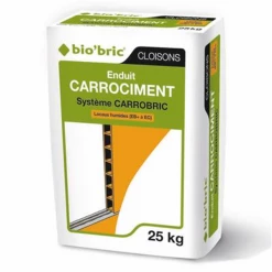 Biobric Carreaux Bio'bric Enduit CARROCIMENT - Sac De 25 Kg
