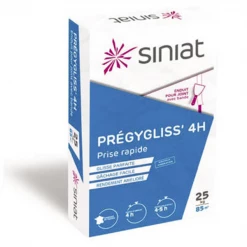 Siniat Enduits à Prise Rapide Enduit à Joint PRÉGYGLISS' 4H