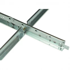 Knauf Ceiling Solutions Ossature Pour Plafonds Porteur DX24 Pour Plafond Suspendu - Noir Mat - 3,7M X 24MM X 38MM