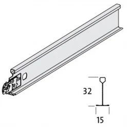 Plafométal Ossature Pour Plafonds Entretoise CLIP-ON T15