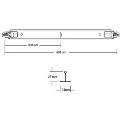 Knauf Ceiling Solutions Ossature Pour Plafonds Entretoise Courte DX T24