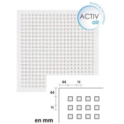 Placo Dalles De Plafonds Dalle De Plafond GYPTONE ACTIV'AIR QUATTRO 50 D2 -Plâtrerie - Plafonds Soldes Boutique gyptoneactivairquattro50d2 813399 1