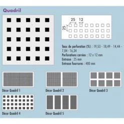 Dalles De Plafonds Dalle De Plafond KNAUF DELTA 4 -Plâtrerie - Plafonds Soldes Boutique knaufdelta4quadril 793345 1