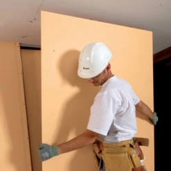 Siniat Plaques Hydrofuges Plaque De Plâtre Hydrofuge BA13 Spéciale Pièces Humides - Prégywab - 1.2M X 2.6M - ép.12.5MM -Plâtrerie - Plafonds Soldes Boutique miseensituationprgywab 176055