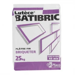 Placo Plâtre Plâtre Pour Briquetage Et Hourdage Des Cloisons - Lutèce Batibric - Sac De 25 Kg