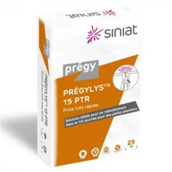 Siniat Enduits à Prise Rapide Enduit PRÉGYLYS 15 PTR