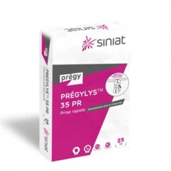 Siniat Enduits à Prise Rapide Enduit PRÉGYLYS 35 PR