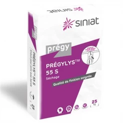 Siniat Enduits à Séchage Enduit PRÉGYLYS 55 S