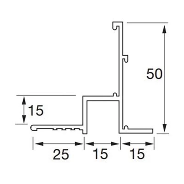 Armstrong Profilé Métallique - Ossature Profilé Axiom Transitions Angle 3 Armstrong Profilé Métallique - Ossature Profilé Axiom Transitions Angle