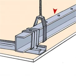 Siniat Profilé Métallique - Ossature Profilé Métal RAIL PREGYMETAL 2PLUS 6M