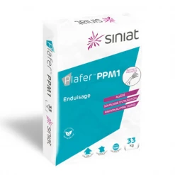Plâtre Plâtre à Projeter Pour Enduisage De Grandes Surfaces - Plafer PPM1 Siniat - Prise Courte - Sac De 33 Kg