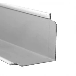 Knauf Ceiling Solutions Profilé Métallique - Ossature Cornière De Rive à épaulement Prélaquée Blanc - 24 X 30 Mm - Longueur 3 M