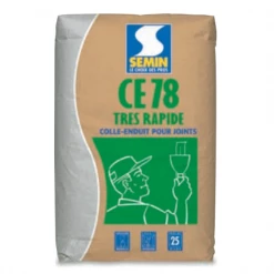 Enduits à Prise Rapide Enduit à Joint à Prise Très Rapide 1/2h - CE 78 Semin - Sac De 25 Kg