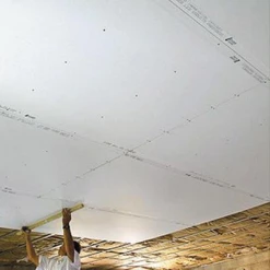 Siniat Plaques Pré-peintes Plaque Synia Déco 4 Bords Amincis 13 Mm Pour Plafonds