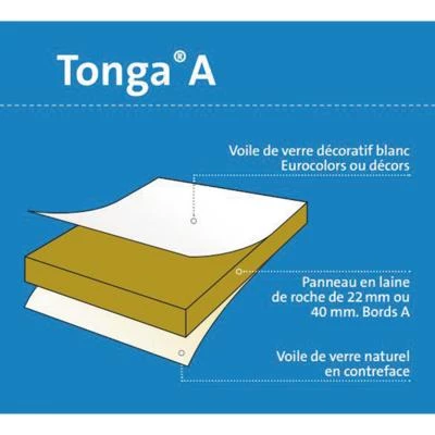 Eurocoustic Dalles De Plafonds Dalle De Plafond Tonga A 40 Mm - Blanc - 600MM X 600MM 4 Eurocoustic Dalles De Plafonds Dalle De Plafond Tonga A 40 Mm - Blanc - 600MM X 600MM – Image 2