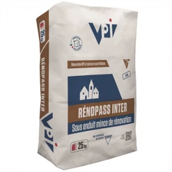V.P.I Ragréage Mural Enduit De Rénovation RÉNOPASS INTER