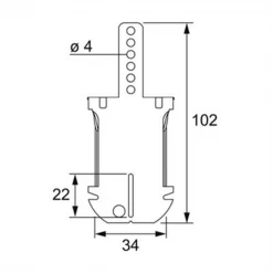 P.A.I Suspente Pour Plafond Suspente PHAR