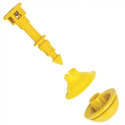 Isover Suspente Pour Plafond Cavalier Intégra 2 - Composite Jaune - L. 82 Mm - Boîte De 50 Pièces